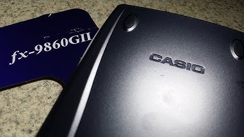 Unboxing/Review of Casio FX‑9860GII Graphing Calculator