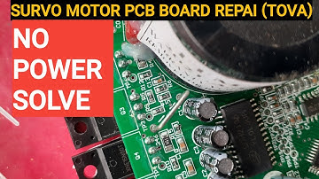 Survo Motor No Power Repair!!Sewing Machine Tova Survo Motor Pcb Board ka No Power Problem Solve