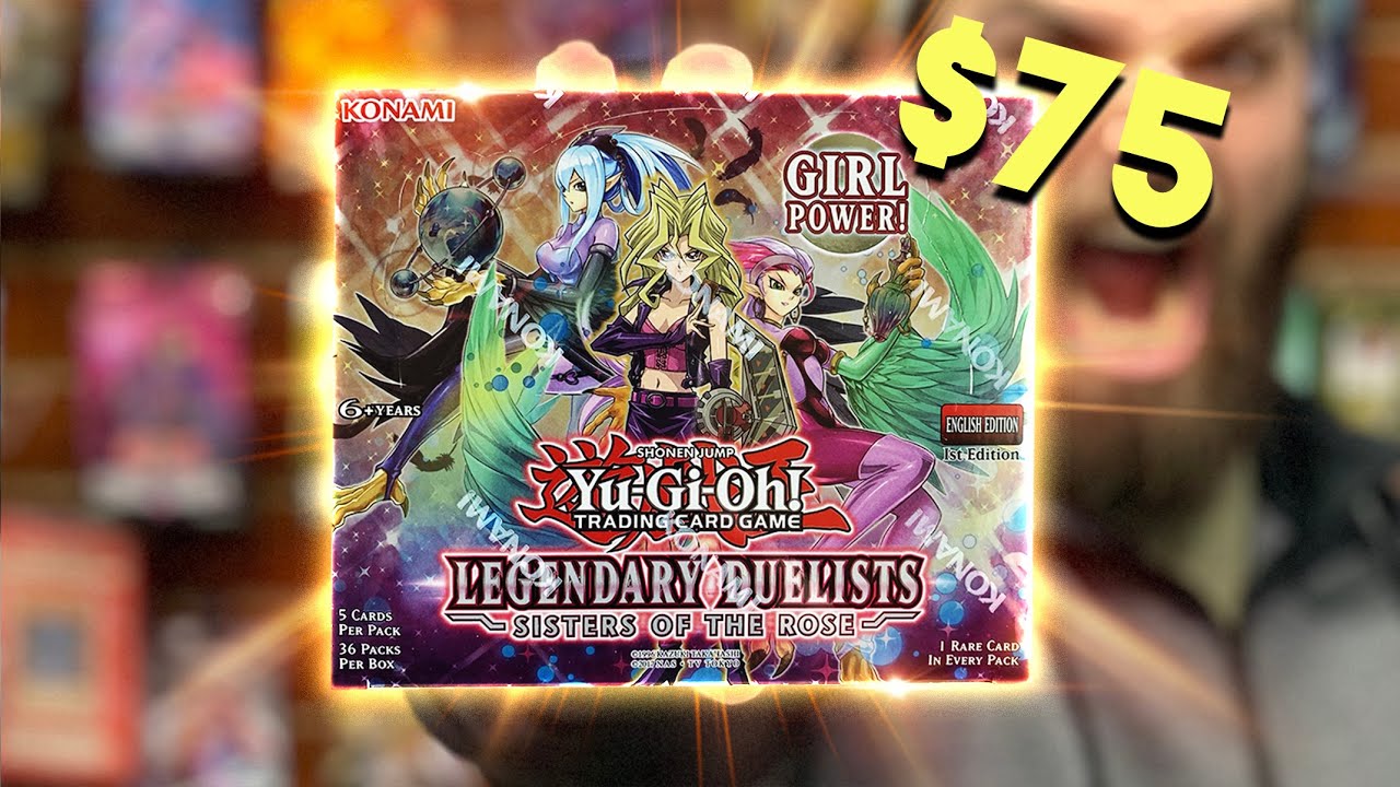 legendary duelist sisters of the rose booster box Yu-Gi-Oh! LED7 Case Each booster pack contains five cards. The LEGENDARY Duelist MAI $75