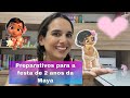 Preparativos para o aniversário da Maya: Moana Baby + Viva o agora