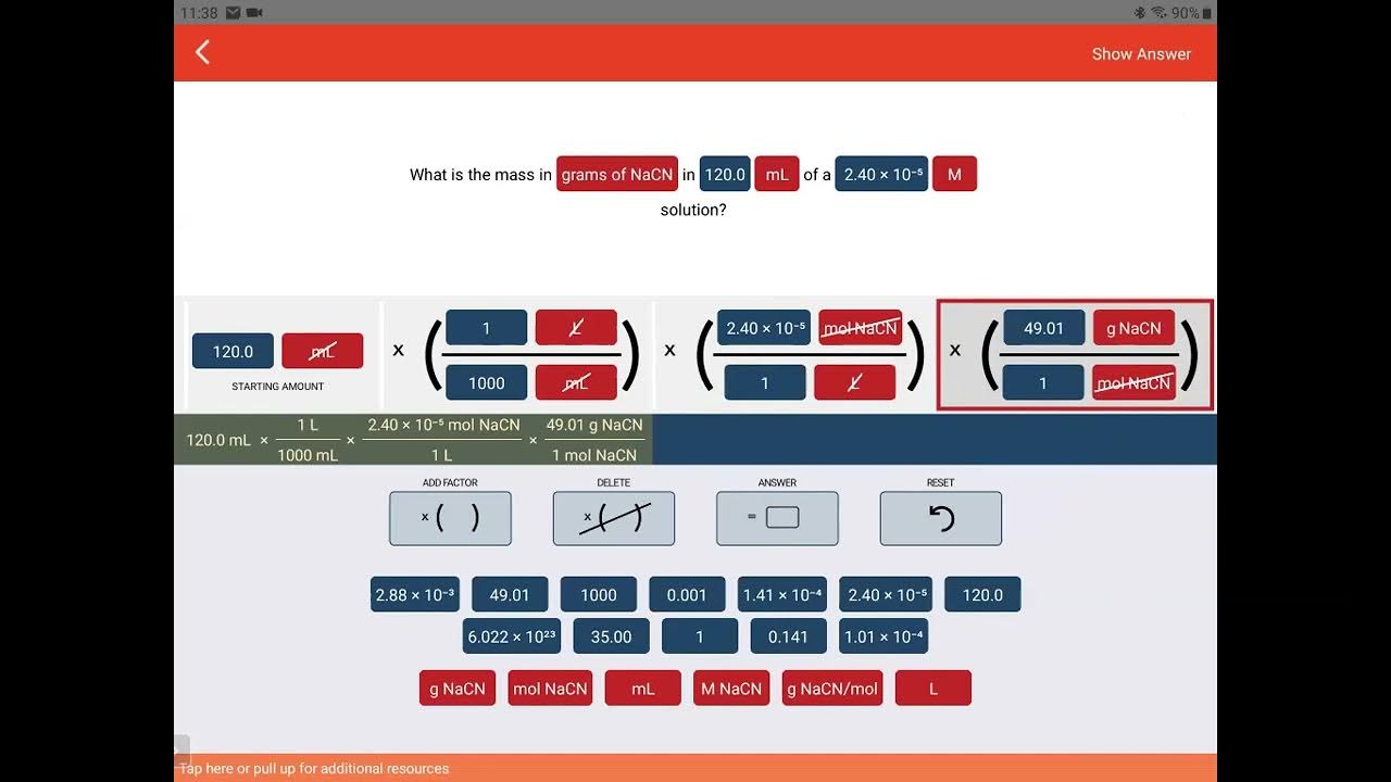 Solving for Mass when given Molarity - YouTube
