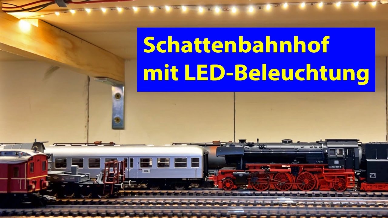 My model railroad dream layout Second staging yard and LEDlighting