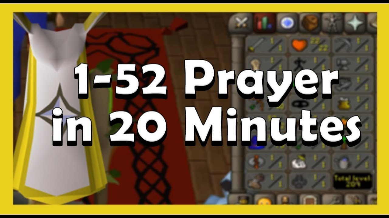 OSRS Prayer Fast Level Urdu Gudie for 199 03156232147 Prayer level