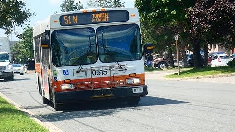 [RETIRED] (Ride Video) MiWay 2005 New Flyer D40LF 0515 On Route 51 Tomken