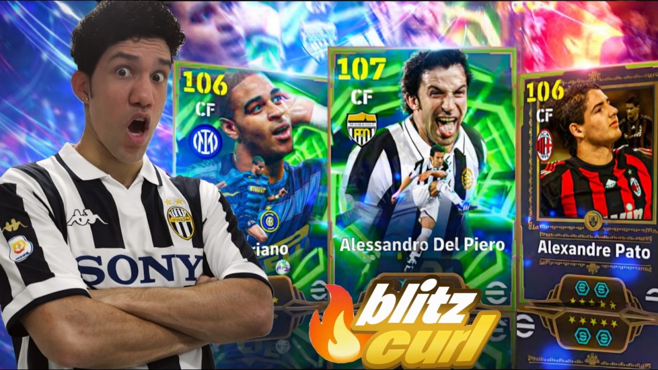 Girei na BOX do Pato, Del Piero e Adriano e entrei no MUNDÃO de ILUSÃO no efootball 2026 Mobile