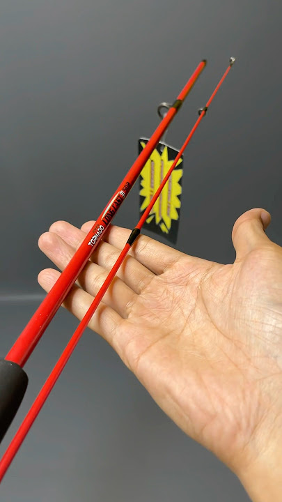 Unboxing the lightweight fiber fishing rod from TORNADO LONGCAST II #fishing