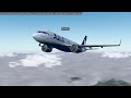 FlightGear 2020.3.8 a320 full flight_(storm landing)