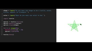 Python Input Command Double Project Episode With Tynker
