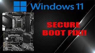 How To Change Secure Boot on MSI BIOS