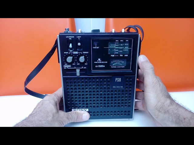 Radio Sony Icf-5500w 3 Bands Psb / Am / Fm - YouTube