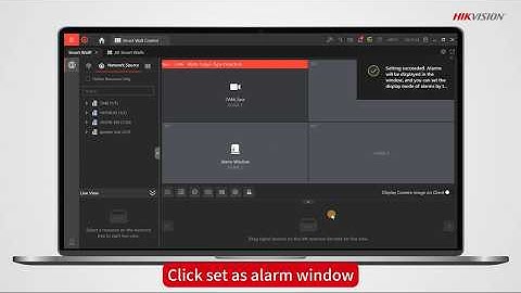 How to Configure Alarm Display on Smart Wall on HikCentral Pro