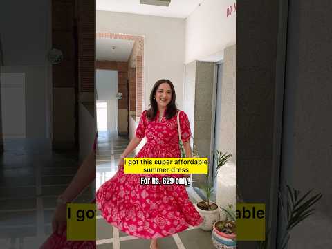 Found Super Affordable Summer dress for Rs. 629 only !! #kurti #indianfashion #ytshorts