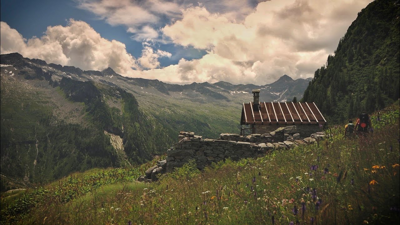 Сбегите в хижину на высоте 2000 метров жаркой летней ночью. Монте-Роза Восток.АСМР. НЕТ ДИАЛОГА