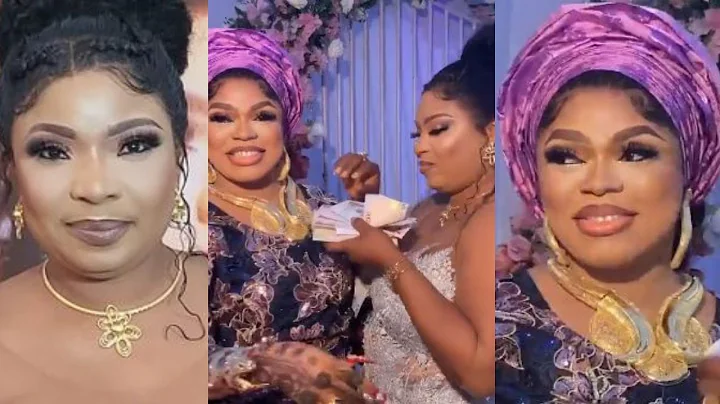 Laide Bakare sprays money on Bobrisky at housewarming party