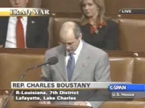 Iraq Troop Surge Debate : Charles Boustany - proSu...