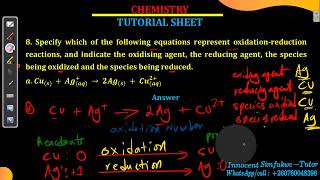 CHEMISTRY -TUTORIAL SHEET (Q8)