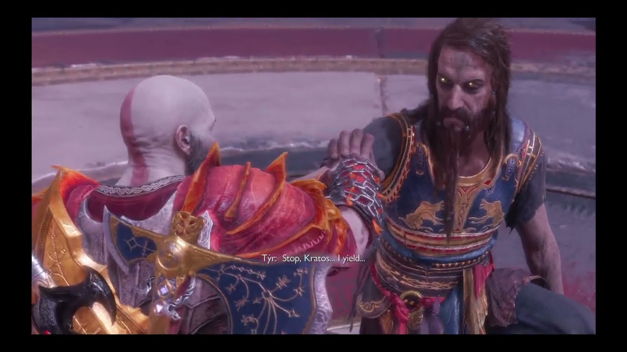 Tyr is all to easy now 13 portals cleared easy God of War Ragnarök Mastery Difficulty