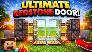How To Make A Redstone Door 🗄 In Minecraft | Ankit Gaming 🔥