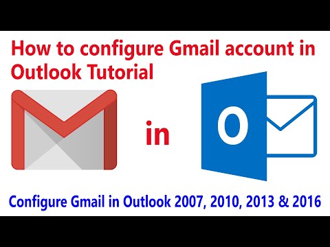 How to configure Gmail account in Outlook in hindi Step by step