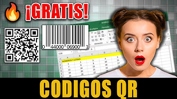 ¡Crea Códigos de Barras y QR en Excel GRATIS! 😱 Sin Instalar Nada 🚀