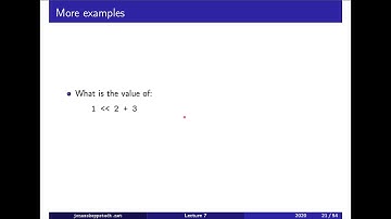 F07 / 6: 10.1 precedence and associativity (level 3)