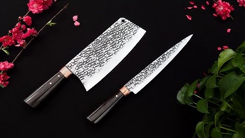 Cặp Dao CÁN MUN N09TMDD, N14TMDD - Hàng Chuẩn Của HTX Dao Phúc Sen