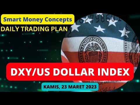 ANALISIS TEKNIKAL DXY/ US DOLLAR INDEX KAMIS 23 MARET 2023 #tradingforliving#smartmoneyconcepts#smc
