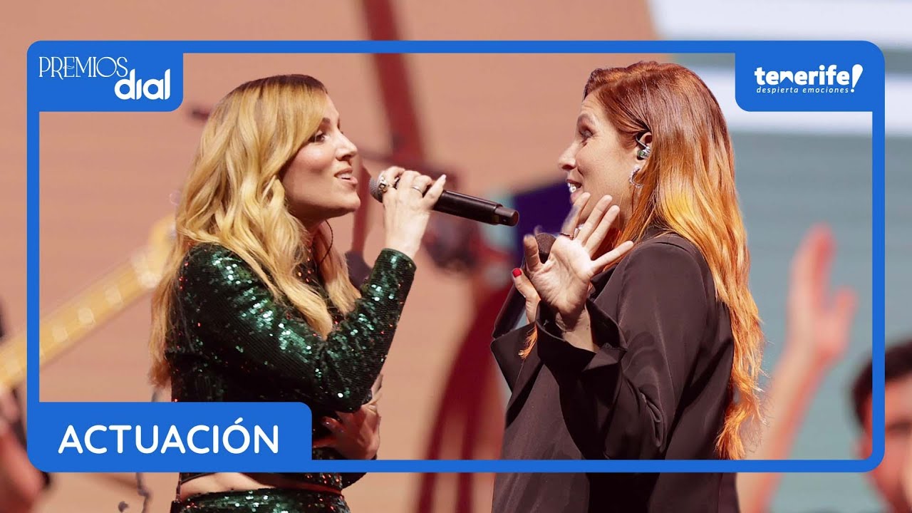 Leire canta Inmortal con Chenoa, Edurne, Nia, Lucas Curotto, David de María | Premios Dial Tenerife