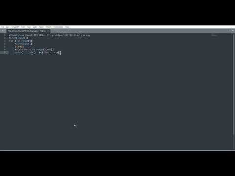#codeforces  Round 873 Div  2 Problem A | Divisible Array