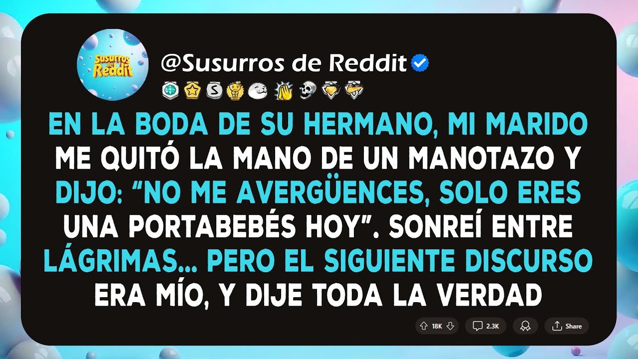 Me llamó “solo una portabebés” en una boda, luego tomé el micrófono y lo expuse todo