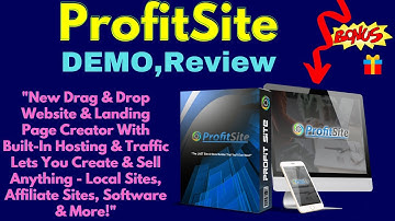 ProfitSite DEMO, Review + Bonuses | CREATE AND SELL UNLIMITED DRAG & DROP SITES WITH CLOUD HOSTING