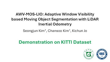 AWV-MOS-LIO Online Moving Object Segmentation Demonstration