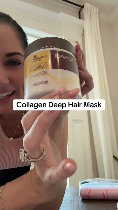 This KARSEELL Deep Collagen Hair Mask is a total game changer for dry, damaged hair! It leaves my