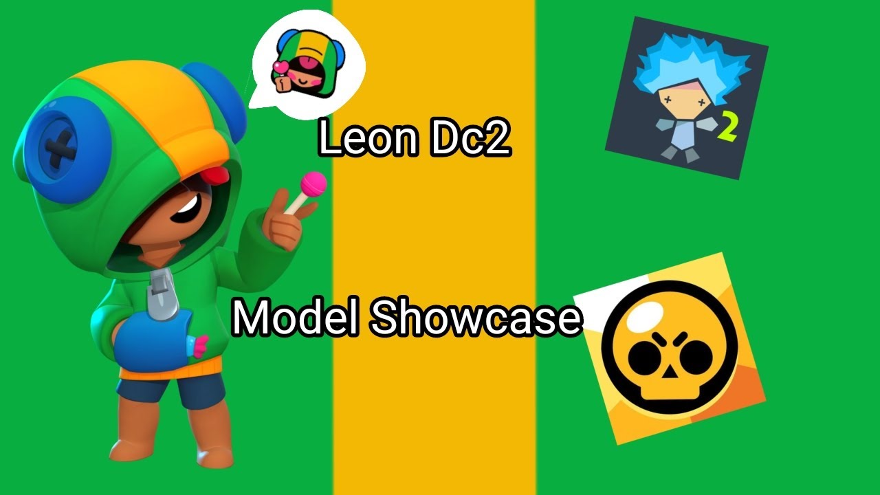 Leon From Brawl Stars Drawing Cartoons 2 Rig Showcase! [DC2/BS] - YouTube