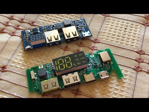 ЛУЧШАЯ Плата Управления Power Bank c Lightning Type-C Micro-USB и Quick Charge PCBA 2A H961-U V3