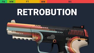 Five-SeveN Retrobution - Skin Float And Wear Preview