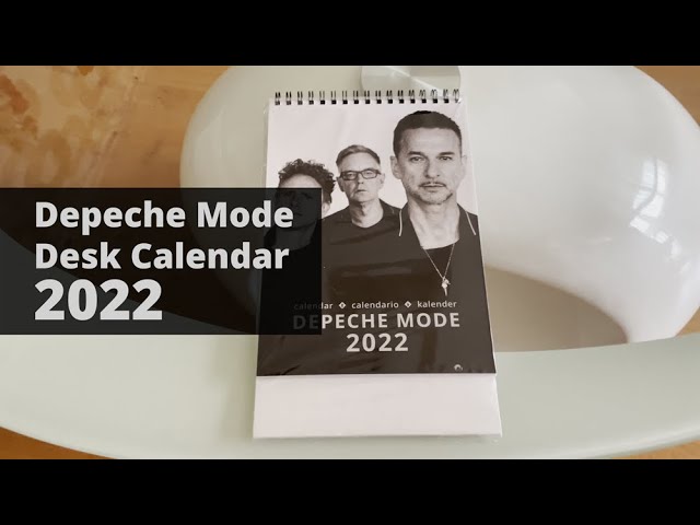 DEPECHE MODE Celebrity Wall Calendar 2022