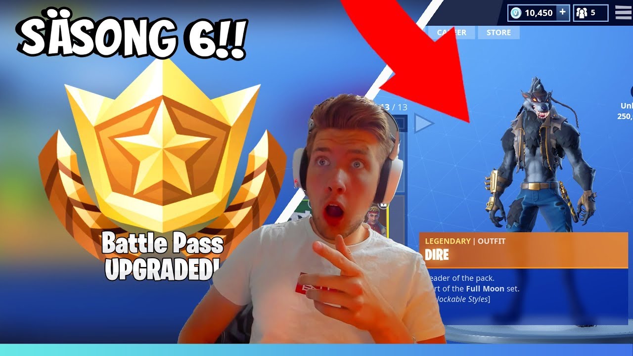 ÄNTLIGEN MIN FÖRSTA REAKTION PÅ FORTNITE SÄSONG 6 *HUR ÄR TIER 100-GUBBEN?*