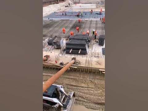 👨‍🔧🌀 Разработка грунта в котловане. Возведение фундамента жилого дома ...