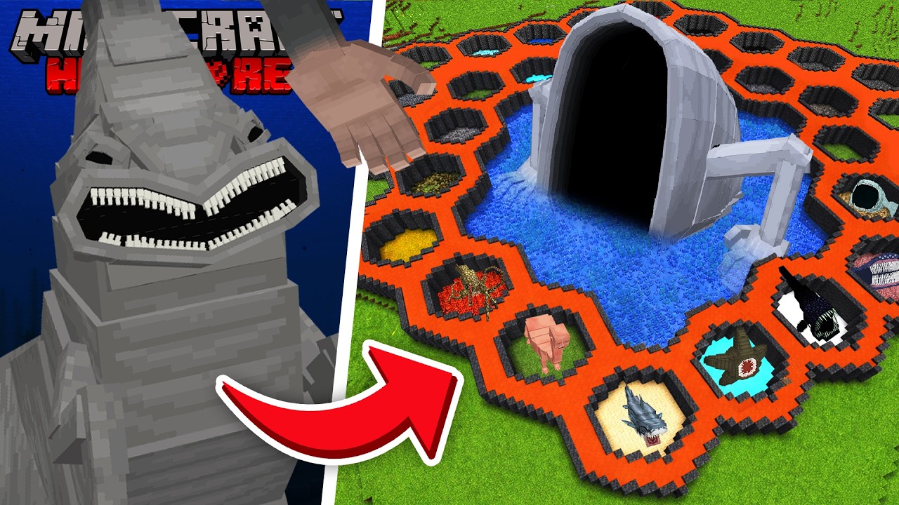 MÌNH BẮT TẤT CẢ QUÁI VẬT BIỂN KHỔNG LỒ Trong Minecraft