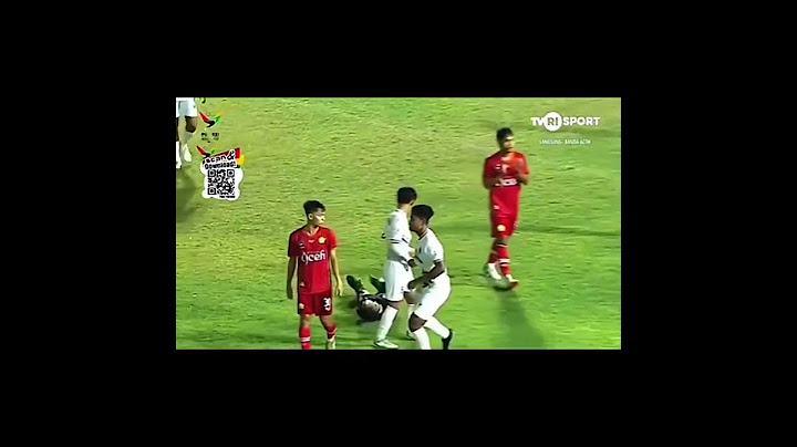 Pemukulan Wasit yang dilakukan oleh Pemain Bernomor Punggung 15, M Rizky Saputra dari tim Sulteng