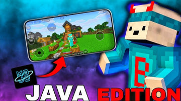 I Played Minecraft JAVA EDITION BUT ON Mobile !