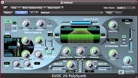 Logic 210: Vocoding With EVOC - 12 Getting Creative with the EVOC20