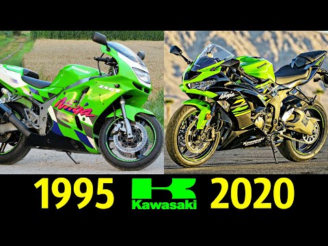 ✅ Kawasaki Ninja ZX-6R - Эволюция ! Все Модели по Годам ☝!