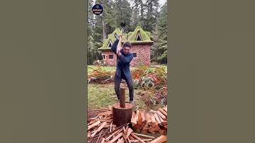 Man Creates Different Axes | Chopping Wood Challenge & Tools