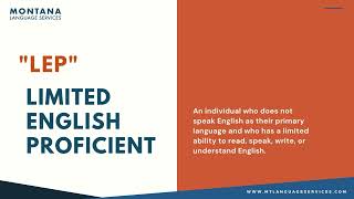 Introduction to the Basics of Language Access
