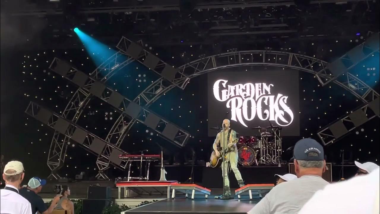 Daughtry Performs “Waiting for Superman” At Epcot Flower & Garden