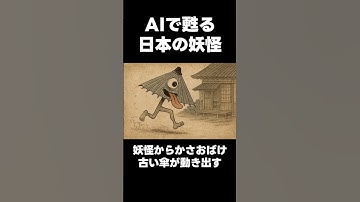 AIで甦る妖怪：からかさおばけ