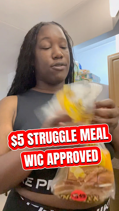 $5 STRUGGLE MEAL | WIC APPROVED #youtubeshorts #easyrecipe #momlife