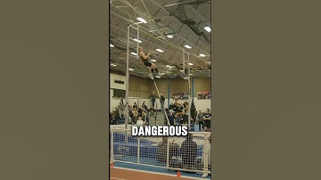 Pole vaulting can have the craziest failed outcomes 🤯